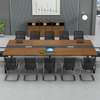 Modern Collaborative Office Table – Multi-Person Wood thumb 5