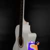Cowboy Pearl White Concert Size 37 Inch Acoustic Guitar thumb 1