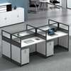 Office Desk : Modern Workstation of 4 with Open Space thumb 3