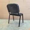 Stackable Black Conference Chair –Heavy-Duty Metal Frame thumb 3