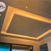 Flat gypsum ceiling design snake light in Nairobi thumb 2