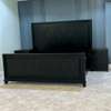 Mahogany wooden beds with cabinets thumb 3