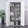 White Vertical Steel Filing Cabinet thumb 5