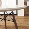 Dining Round Table: Round Solid Wood Base Dining Table thumb 2