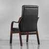 Black Faux Learher Executive Visitor's Chair thumb 4
