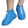 Silicon Shoe Cover Reusable With Zip Waterproof Rain Coat thumb 1