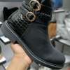 Ladies Quality black leather boots thumb 1