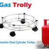 Kitchen Gas cylinder moveable trolley Diameter 35cm thumb 1
