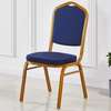 Luxury Gold Metal Stackable Banquet Chairs thumb 1