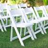 For hire:White Folding Chairs Lightweight Plastic thumb 2