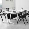 OFFICE TABLE: White Foldable Office Table thumb 2