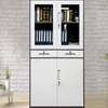 Steel 4 Door Storage Office Cabinet With 2 Drawers thumb 9