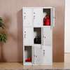 White Steel With Nine Doors Storage Cabinet thumb 2