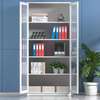 Lockable Metal 2 Glass Door Office Cabinet thumb 6