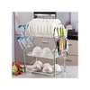 3 Layer Tier Stainless Steel Dish Drainer Drying Rack thumb 0