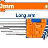 WHK1291 9pcs hex key set 1.5-10mm thumb 2