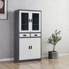 Steel 4 Door Storage Office Cabinet With 2 Drawers thumb 11