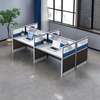 Office Workstation: Team-friendly 4 Way Modular Desk System thumb 2
