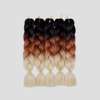 3 tone ombre braiding hair or extension thumb 3