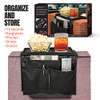 Couch arm rest organizer with top tray and pockets thumb 3