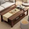 Office Table: Mahogany Rectangular Coffee Table thumb 0