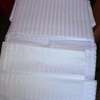 Good Quality White Stripped bedsheet set thumb 0