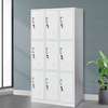 White Steel With Nine Doors Storage Cabinet thumb 1
