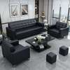 Office Sofa; Five Seater Leather Office Waiting Sofa Set thumb 0