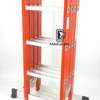 Extra Heavy Duty 4m 12.5 ft Aluminium Folding Ladder, Red thumb 1
