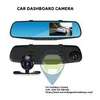 Dual Lens Mirror Camera Recorder Car DVR Dash Cam thumb 2
