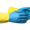 Bi-color rubber latex gloves thumb 6