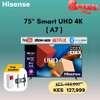 Hisense 75 inch 4K UHD Smart TV 2023 model thumb 0
