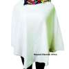 Womens Cream Cotton Poncho with earrings thumb 3