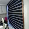 Black Zebra Window Blind Durable custom Size thumb 0