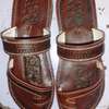 Classy men's leather sandals thumb 5