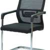 Office seats: medium back mesh conference room seat thumb 1