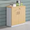 Office Cabinet: Wooden Two-Door MDF Designed Office Cupboard thumb 0