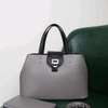 PEDRA Medium Gray Leather Handbag with Wallet thumb 0