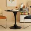 White MDF Finish Round Dining Table thumb 0