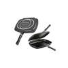 Black Double Sided Grill,Cook, Handy Frying Pan thumb 1