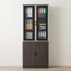Wooden Half Glass 2 Door Storage Cabinet thumb 11