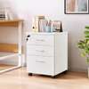 Mobile Pedestal Storage Cabinet with 3-Drawers thumb 4