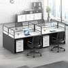 4-Seater Modern Open View Office Workstation thumb 0