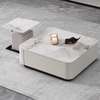 Coffee Table: White Executive Coffee Table With Drawers thumb 0