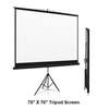 60*60 inch tripod projection screen thumb 0