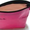Womens denim multicolor ankara handbag with [ink coin purse thumb 1