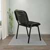 Office chair: stackable black Tosca visitor seat thumb 3