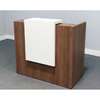 Reception Desk: 1.6m Front Desk, Ideal For Office Lobby Use thumb 0