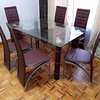 Dining Set: Four Seater Mahogany Dining Set thumb 1