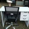 Executive office desk with a  swivel chair thumb 4